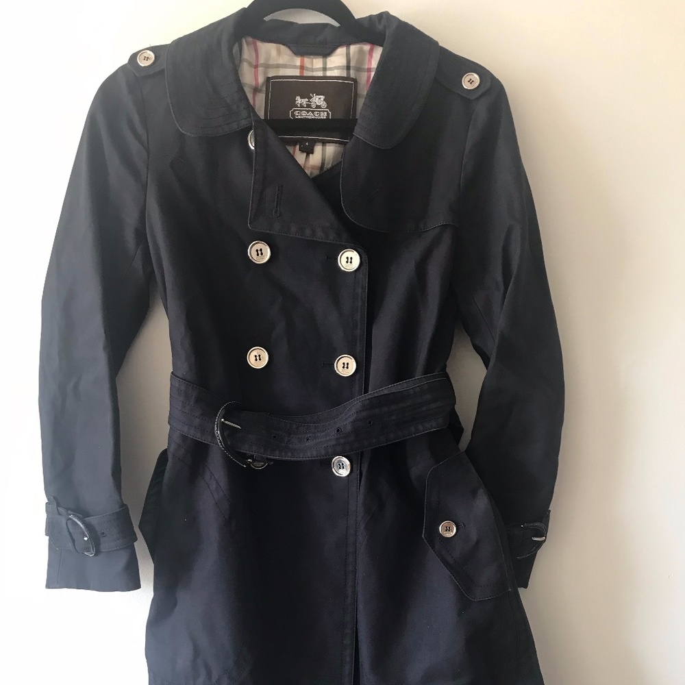 Classic Navy Coach Trench
